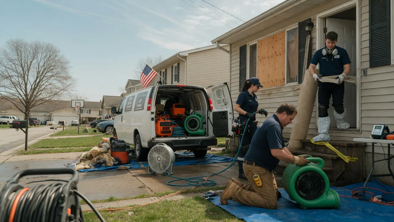 Water Damage Restoration in Raritan, IL near me